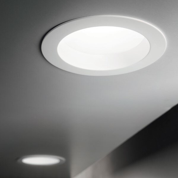 Ideal lux Pro 193533 BASIC WIDE zápustné svietidlo D144mm LED 20W 2350/1830lm 3000K IP44 biela