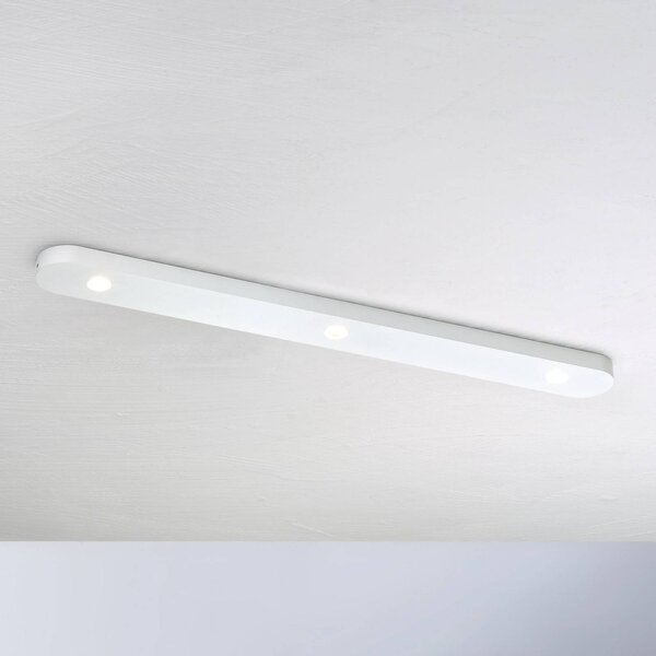 Stropné svietidlo Bopp Close LED, trojsvetelné, biele