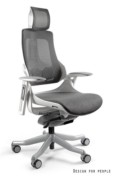 ArtTrO Kancelárska stolička WAU biela/ charcoal