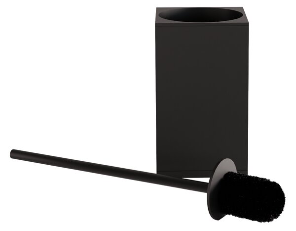 Kovový stojan na WC s kefou B110 MATT BLACK