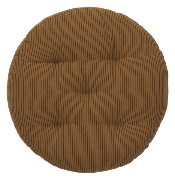 Kulatý sedák na židli Sugar almond / Black Ø 45 cm