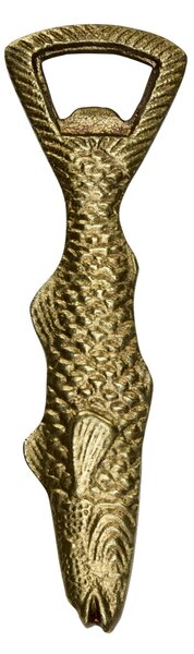 Kovový otvárač na fľaše Fish Gold