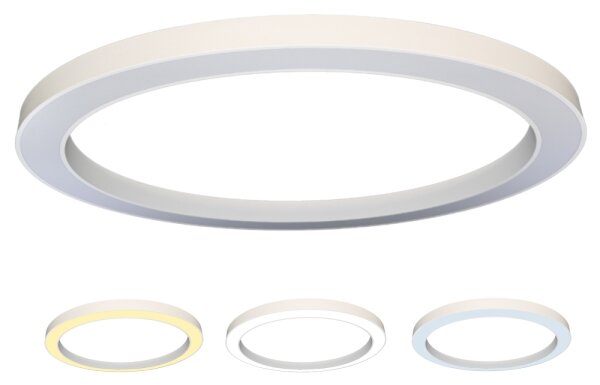 LED Stropné svietidlo LED/115W/230V 3000/4000/6500K pr. 120 cm biela