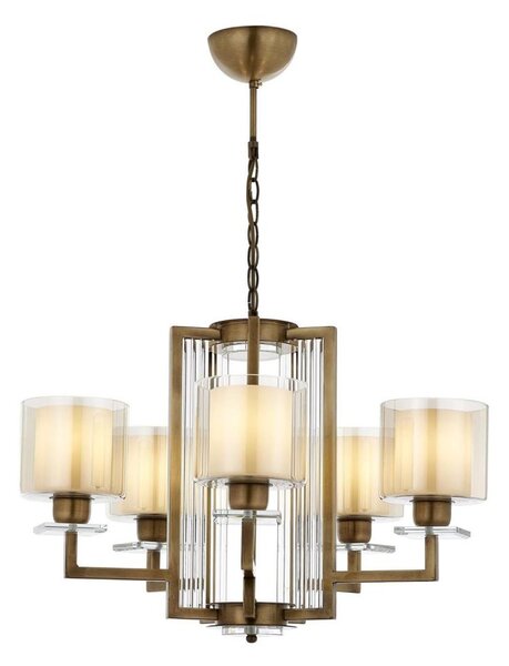 Luster na retiazke VARANA 5xE27/40W/230V bronzový