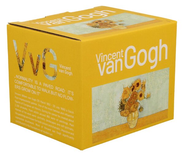 Porcelánový hrnček Van Gogh Sunflowers 430 ml