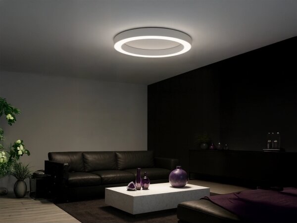 LED Stropné svietidlo LED/115W/230V 3000/4000/6500K pr. 120 cm biela
