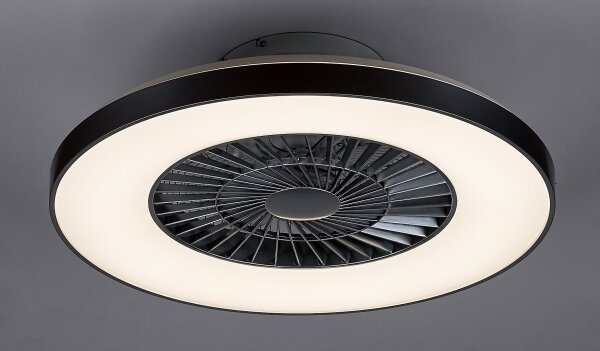 Rabalux - LED Stmievateľné stropné svietidlo s ventilátorom LED/40W/230V + DO