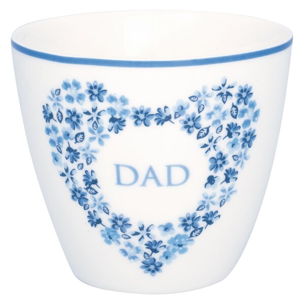 Latte Cup Dad Heart Blue, 350 ml