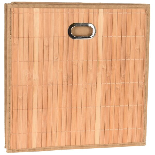 Úložný box Bamboo, 30,5x31x31 cm, hnedá