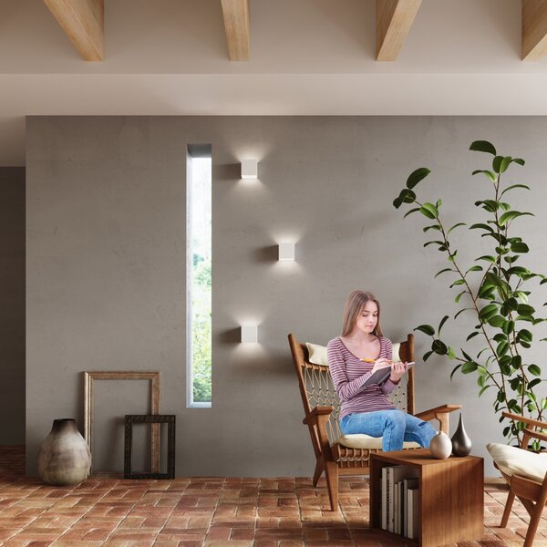 Nástenné LED svietidlo Luca, 1x LED 6w, 3000k, w