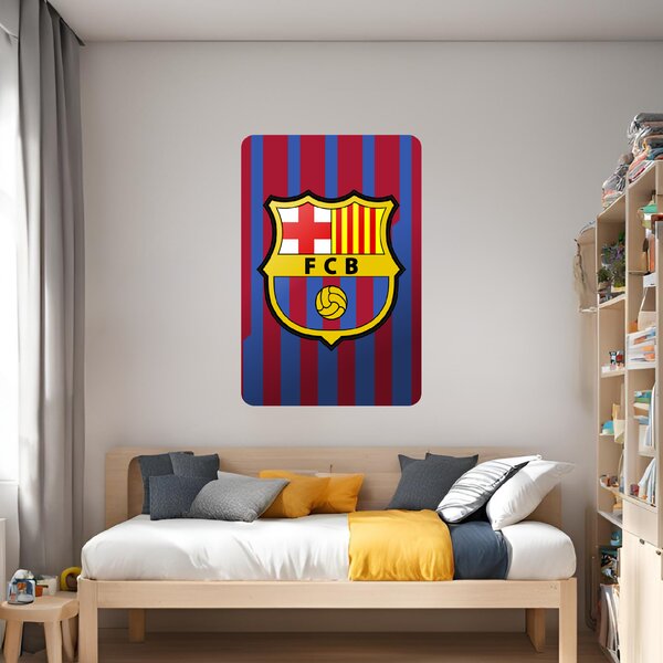 60x90cm FC Barcelona - textilná nálepka na stenu