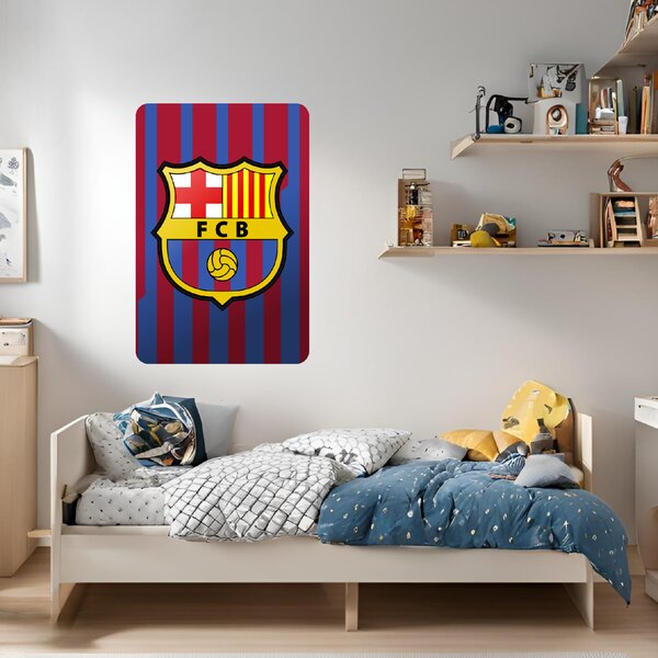 60x90cm FC Barcelona - textilná nálepka na stenu