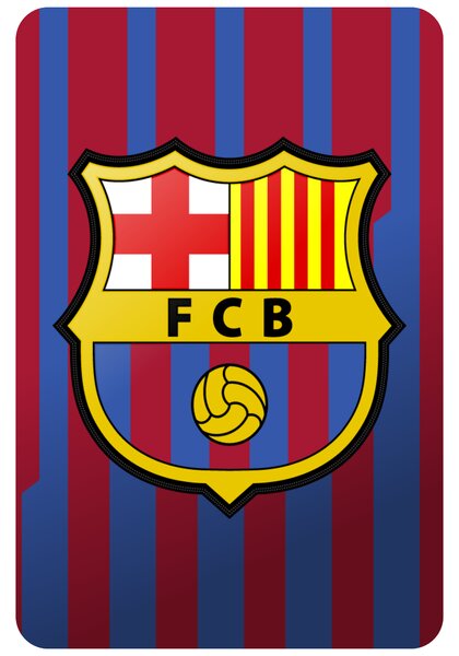 60x90cm FC Barcelona - textilná nálepka na stenu