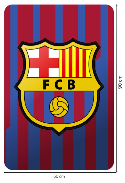 60x90cm FC Barcelona - textilná nálepka na stenu