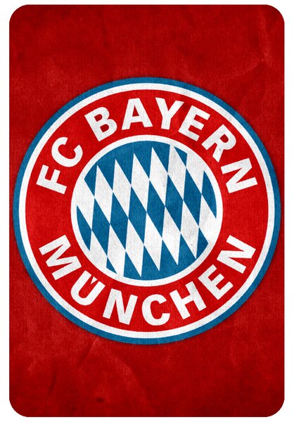 60x90cm FC Bayern Mníchov - textilná nálepka na stenu