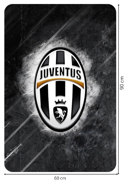 60x90cm Juventus FC - textilná nálepka na stenu