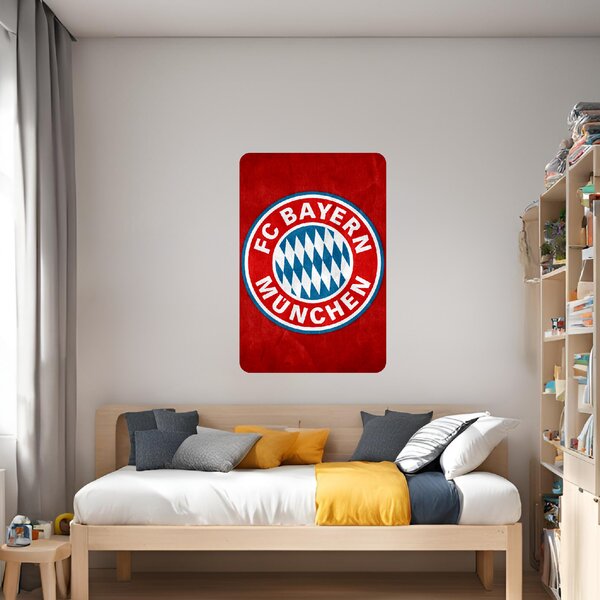 60x90cm FC Bayern Mníchov - textilná nálepka na stenu