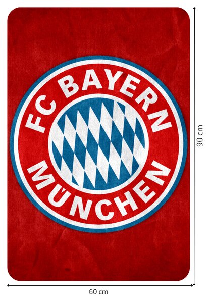 60x90cm FC Bayern Mníchov - textilná nálepka na stenu