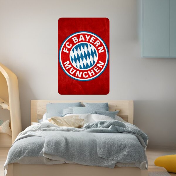 60x90cm FC Bayern Mníchov - textilná nálepka na stenu