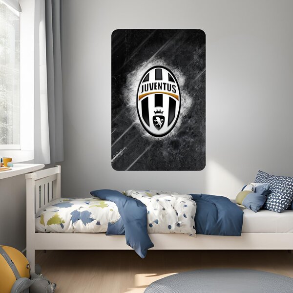 60x90cm Juventus FC - textilná nálepka na stenu