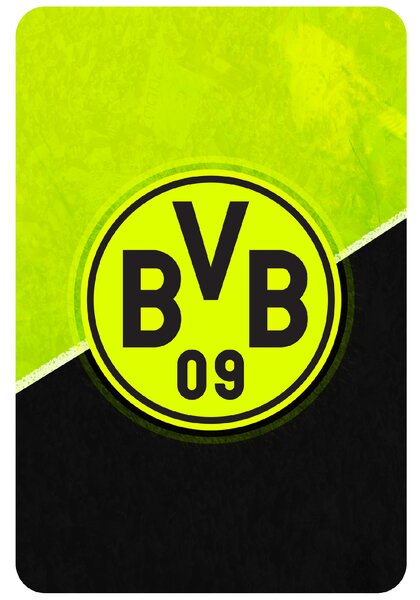 60x90cm Borussia Dortmund - textilná nálepka na stenu