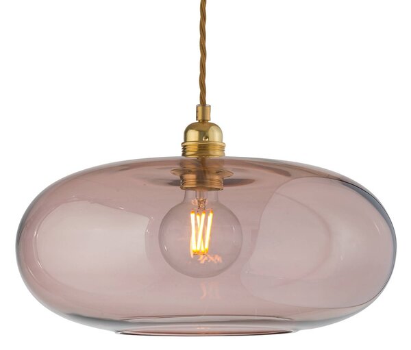 EBB & FLOW Horizon závesná lampa ružovo-hnedá Ø 36
