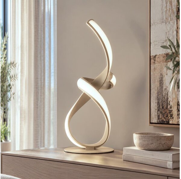 ONLI - LED Stolová lampa MATISSE LED/22W/230V 60 cm béžová