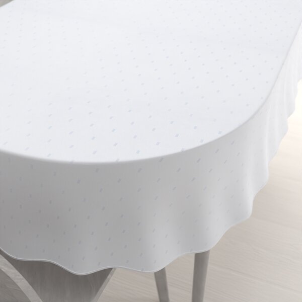 Biante Teflónový oválny obrus TF-084 Obdĺžničky na bielom 60x100 cm
