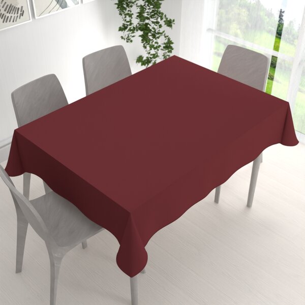 Biante Teflónový obdĺžnikový obrus TF-095 Vínovo červený bez vzoru 60x100 cm