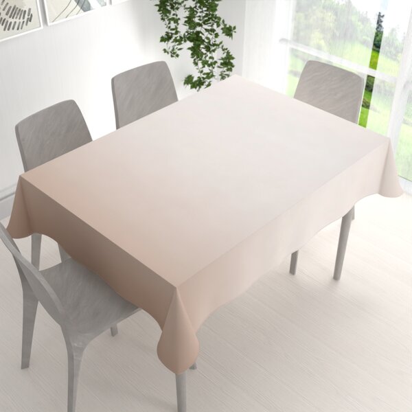 Biante Teflónový obdĺžnikový obrus TF-096 Púdrovo béžový bez vzoru 60x100 cm