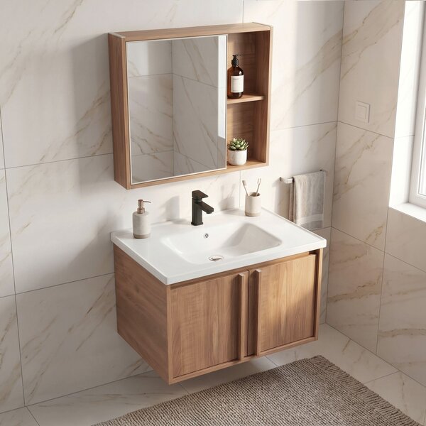 Súprava kúpeľňového nábytku s umývadlom Gama T25023 HHL 60CM
