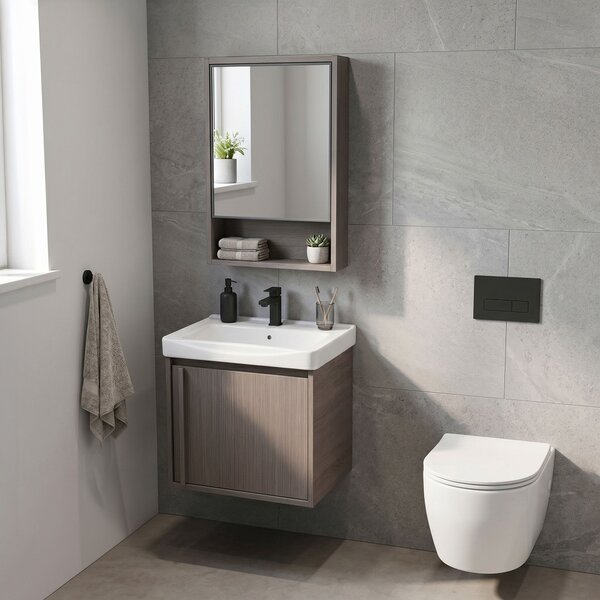 Súprava kúpeľňového nábytku s umývadlom Gama T25023 KJM 50CM