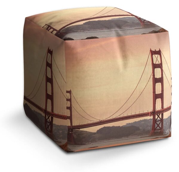 Sablio Taburet Golden Gate 2 - 40x40x40 cm