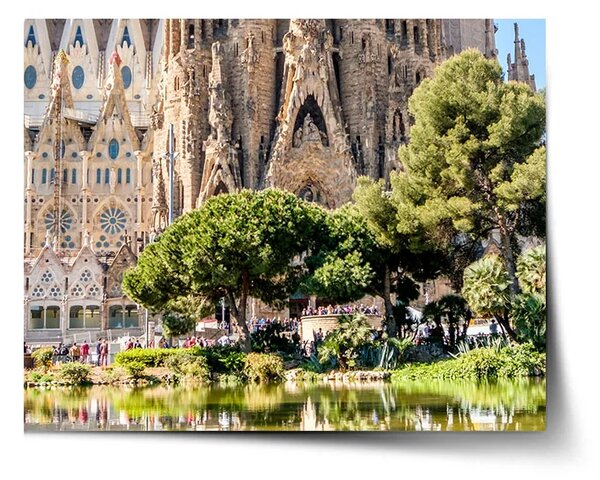 Sablio Plagát Barcelona Sagrada Familia - 60x40 cm