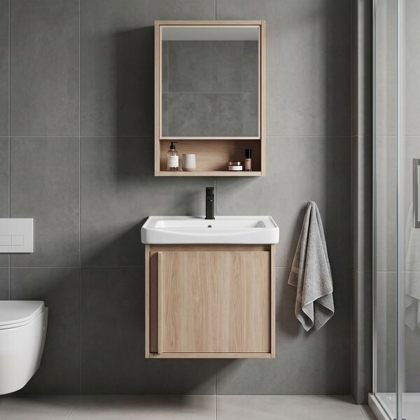 Súprava kúpeľňového nábytku s umývadlom Gama T25023 BXM 50CM