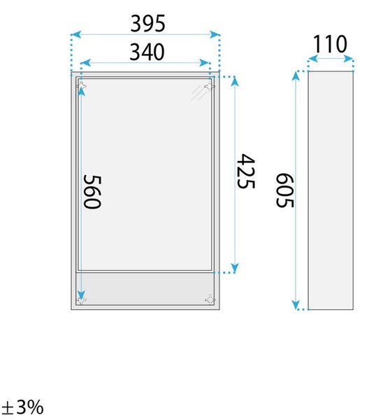 Súprava kúpeľňového nábytku s umývadlom Gama T25023 BXM 50CM