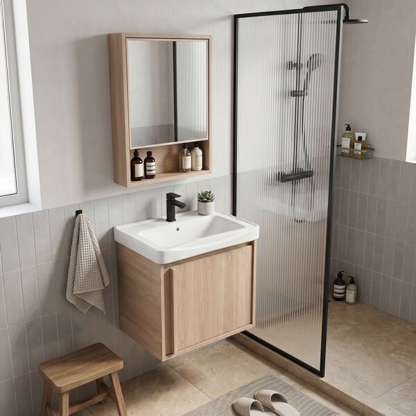 Súprava kúpeľňového nábytku s umývadlom Gama T25023 BXM 50CM