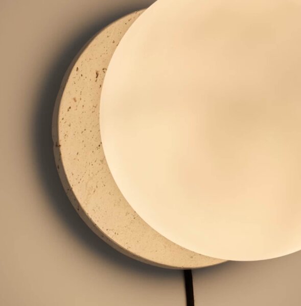 MUZZA Nástenná lampa Lachima béžová