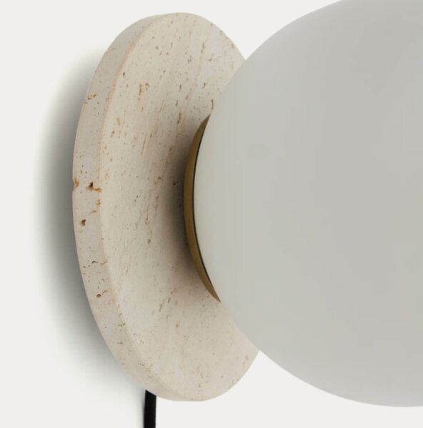 MUZZA Nástenná lampa Lachima béžová