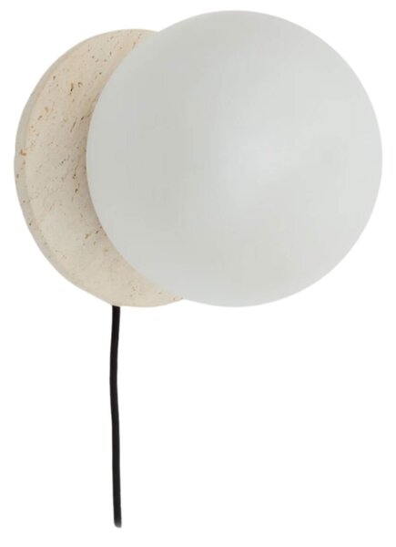 MUZZA Nástenná lampa Lachima béžová