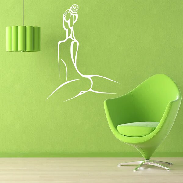 Sablio Samolepka na stenu: Lady design 3 - 47x60 cm