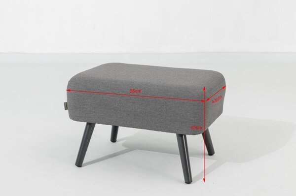 Doppler Deluxe Lika-Tex rohová pohovka s taburetom