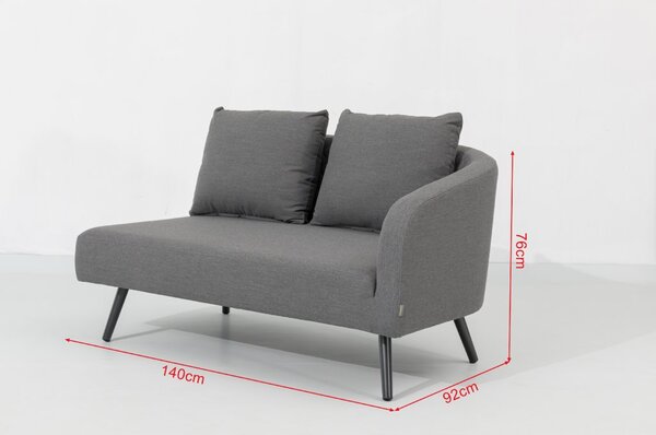 Doppler Deluxe Lika-Tex rohová pohovka s taburetom