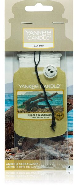 Yankee Candle Amber & Sandalwood vonná visačka 1 ks