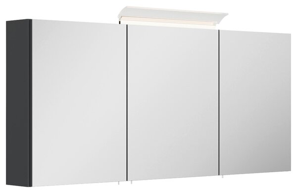 ZRKADLOVÁ SKRINKA, grafitová, 140/62/17 cm MID.YOU - Kúpeľňové skrinky, Online Only