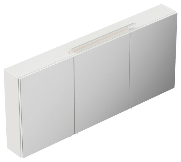 ZRKADLOVÁ SKRINKA, biela s vysokým leskom, 140/62/17 cm MID.YOU - Kúpeľňové skrinky, Online Only
