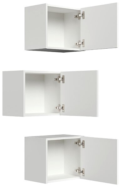 ZÁVESNÁ SKRINKA, biela s vysokým leskom, biela s vysokým leskom, 41,4/33,3/25 cm MID.YOU - Kúpeľňové skrinky, Online Only
