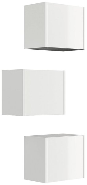 ZÁVESNÁ SKRINKA, biela s vysokým leskom, biela s vysokým leskom, 41,4/33,3/25 cm MID.YOU - Kúpeľňové skrinky, Online Only