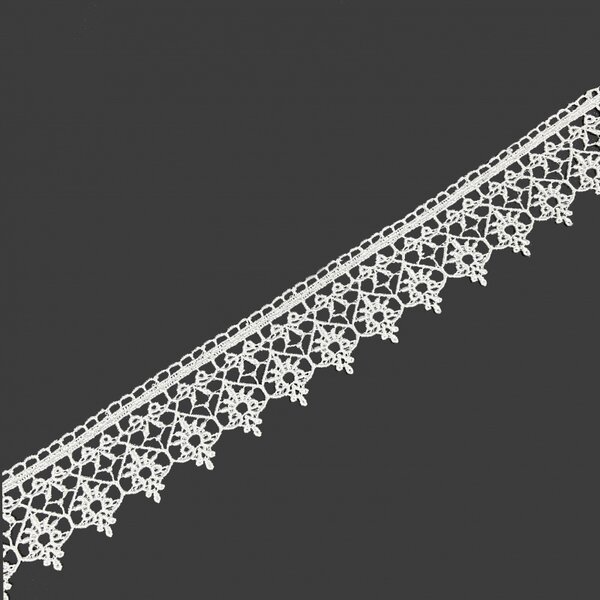 Čipka biela - 72946 šírka 60 mm , metráž
