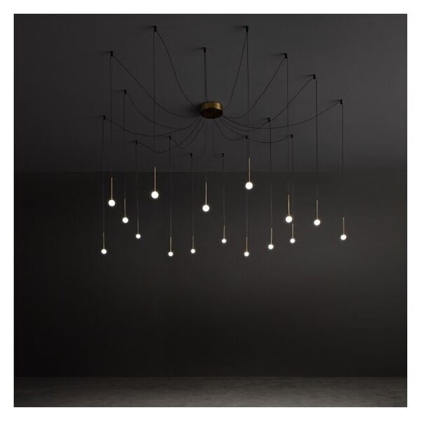 Ideal lux I284019 LED závesné stropné svietidlo LUCCIOLA | 16W integrovaný LED zdroj | 1500lm | 3000K
